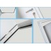 Double Steel Security Personnel Pedestrian Door - Industrial Grade Exterior Outdoor Security Door - 1800mm w x 2035mm h